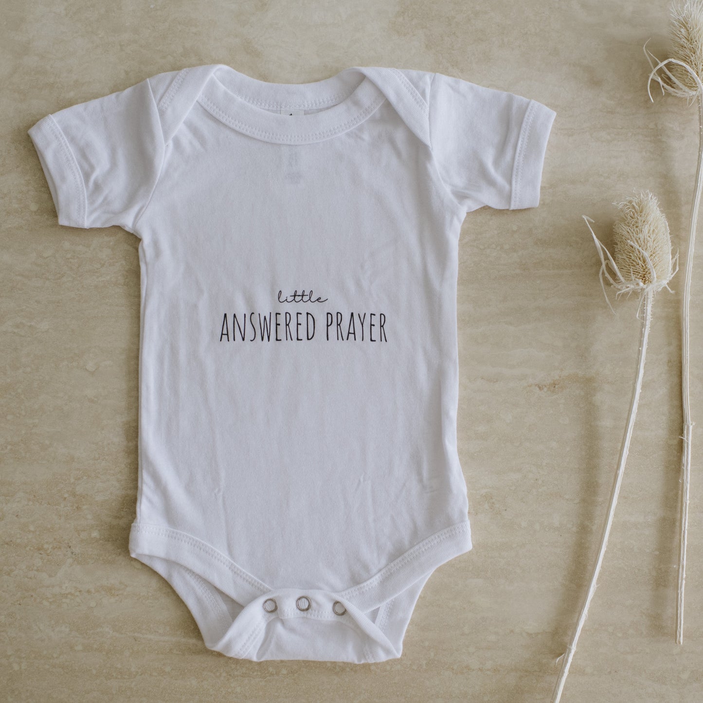 Baby Onesie: Little Answered Prayer