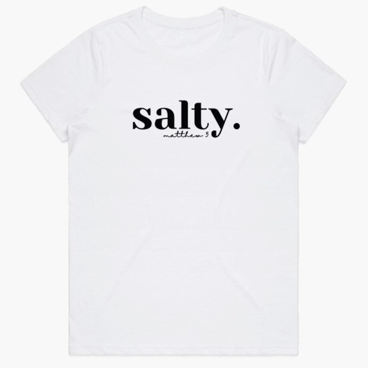 Women's Organic Cotton T-shirt: Salty